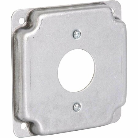 SOUTHWIRE 1-13/32 In. Receptacle 4 In. x 4 In. Square Device Cover G1932-UPC